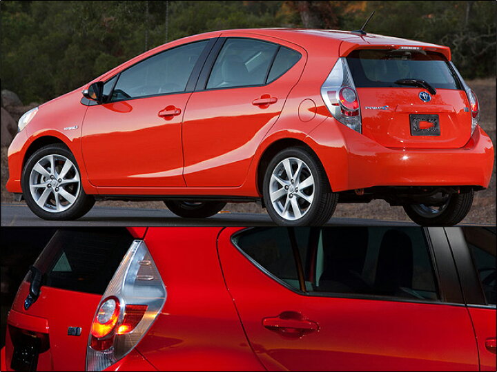 楽天市場】□アクアNHP10前期□トヨタPRIUS.C純正USテールライト左右  