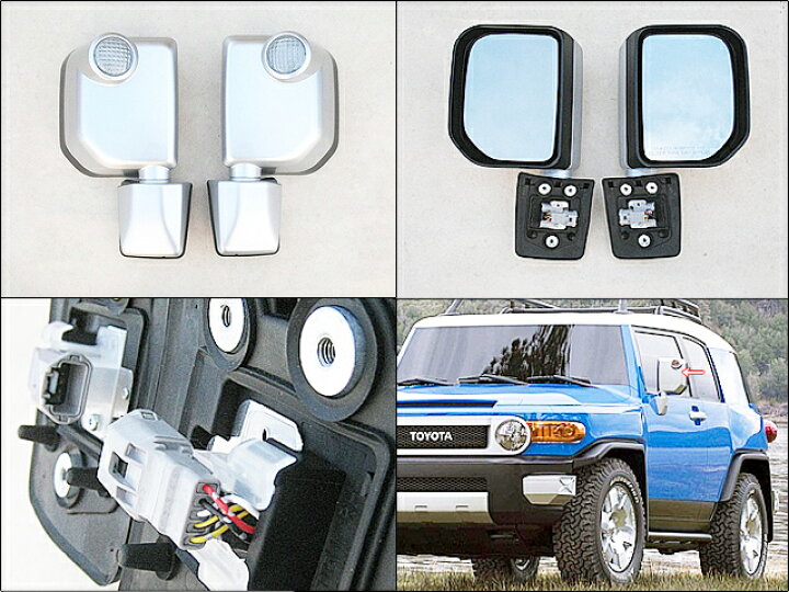 楽天市場】□FJクルーザーJ15□トヨタFJ-CRUISER純正USドアミラーAssy 