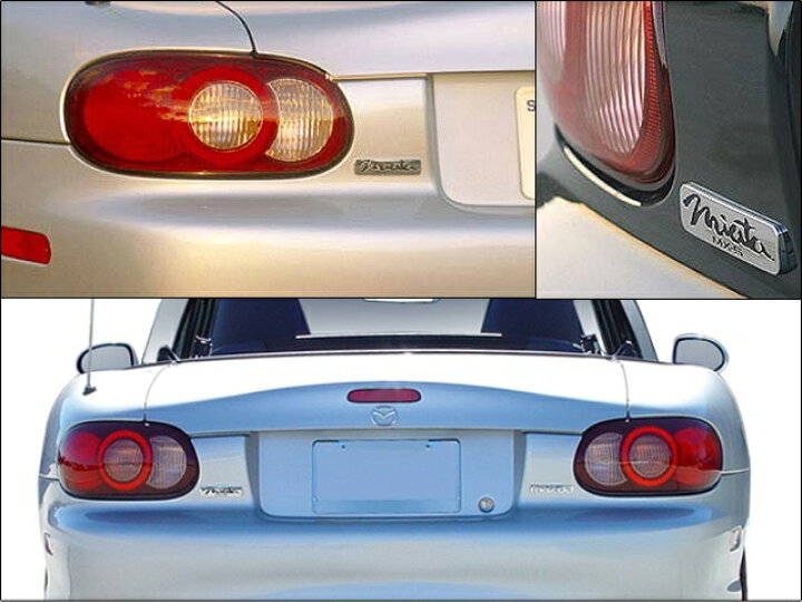 楽天市場】□ロードスターNB□マツダMX-5ミアタ純正USエンブレム-リア 