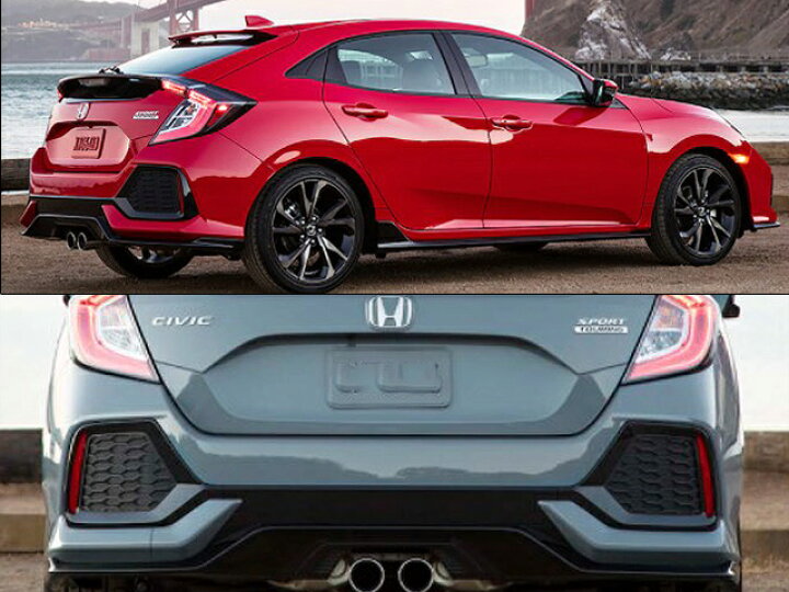 楽天市場】□シビックFK7□ホンダCIVICハッチバック純正USエンブレム 
