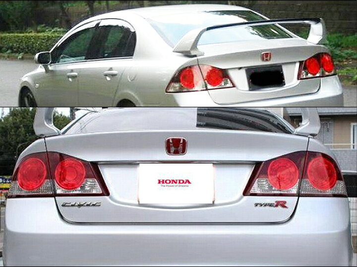 楽天市場】□シビックFD2□ホンダCIVICタイプR純正JPエンブレム-リア 