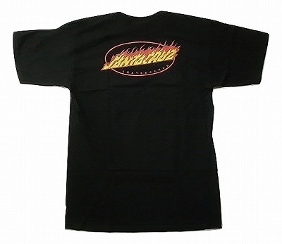 本店 SANTACRUZ サンタクルーズ OVAL FLAME DOT オーバル 黒 ブラック キャンペーンもお見逃しなく フレイムドット Tシャツ