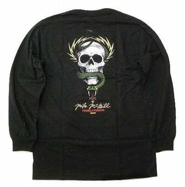 楽天市場】POWELL PERALTA パウエル MIKE MCGILL SKULL&SNAKE L/S 