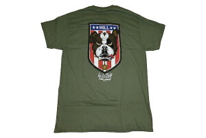 POWELL PERALTA �p�E�G�� 22AW HILL BULLDOG �q�� �u���h�b�O �t�����L�[�q�� T�V���c MILITARY GREEN �~���^���[�O���[��
