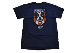 POWELL PERALTA パウエル 22AW HILL BULLDOG ヒル ブルドッグ フランキーヒル Tシャツ NAVY 紺 ネイビー