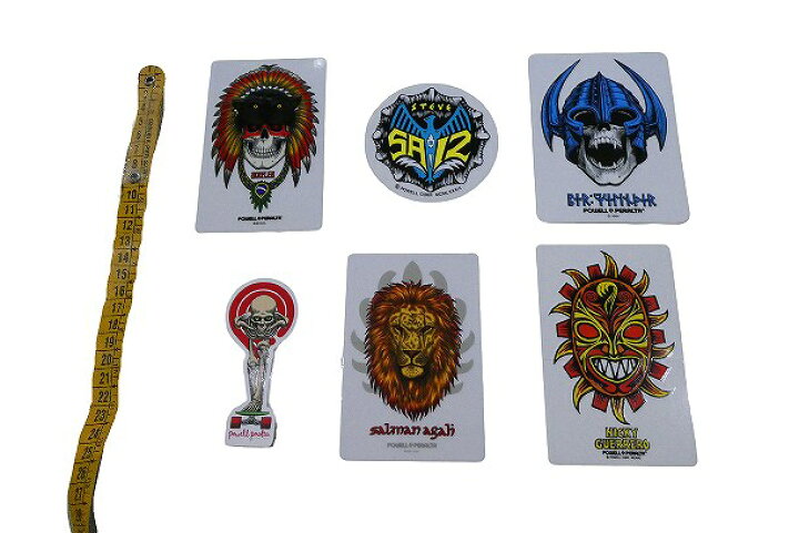 楽天市場】POWELL PERALTA パウエル STICKER SET ステッカー セット 6 