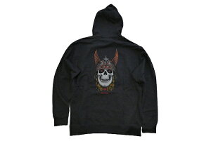 POWELL PERALTA �p�E�G�� ANDY ANDERSON SKULL �A���f�B �A���_�[�\�� �v���I�[�o�[�t�[�h�X�E�F�b�g �p�[�J�[ CHARCOAL HEATHER �`���R�[���w�U�[