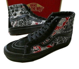 VANS バンズ ANAHEIM FACTORY SK8HI 38 DX SKULL SPIDER スカルスパイダー OG BLACK/OG SPIDER WEB
