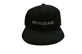 BRONZE AGE ブロンズエイジ LOGO ロゴ SNAPBACK CAP スナップバック キャップ 黒 ブラック