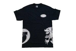 JONNYBEE �W���j�[�r�[�ʒ� BRONZE AGE �u�����Y�G�C�W SIDE DRAGON �T�C�h �h���S�� �v�����g T�V���c NAVY �� �l�C�r�[