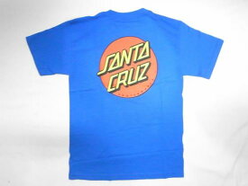 SANTACRUZ サンタクルーズ CLASSIC DOT クラシックドットロゴ Tシャツ 青 ロイヤルブルー