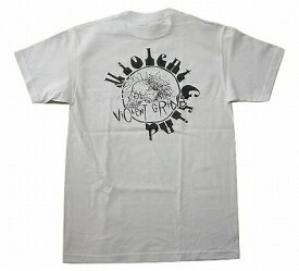 VIOLENT GRIND バイオレントグラインド ＃2 小ロゴ バック サークルロゴ　Tシャツ 白