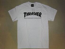 THRASHER　スラッシャー　スケートボードマガジン MAGロゴ　Tシャツ　白x黒