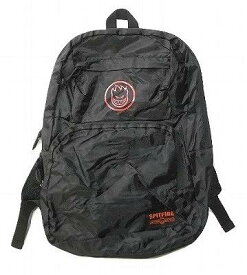 SPITFIRE スピットファイア BH CIRCLE ビッグヘッド PACKABLE BACKPACK パッカブル バックパック BLACK/RED 黒x赤