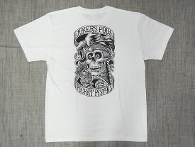 POCKET PISTOLS ポケットピストルズxV.C JOHNSON ジョンソン JOKER'S POOL　Tシャツ 白