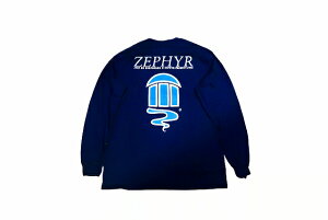 ZEPHYR �[�t�@�[ COLOR ICON LONG SLEEVE �J���[�Q�b�R�[ �����O�X���[�u ����T NAVY/BLUE ���@�l�C�r�[/�u���[