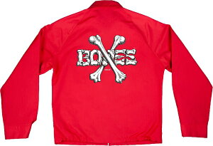 POWELL PERALTA �p�E�G�� �y�����^ OG JACKET CROSS BONES �N���X�{�[���Y �W���P�b�g �X�E�B���O�g�b�v RED �� ���b�h