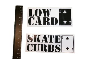 LOWCARD MAGAZINE ���[�J�[�h MONO LOGO STICKER SET ���S �X�e�b�J�[ 2�� �Z�b�g