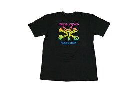 POWELL PERALTA パウエル サンタバーバラ ショップ RAT BONES FADE ラットボーン フェード Tシャツ BLACK 黒 ブラック