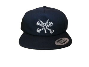 POWELL PERALTA �p�E�G�� RAT BONES ���b�g�{�[�� SNAPBACK �R�b�g�� �X�i�b�v�o�b�N�L���b�v NAVY �� �l�C�r�[