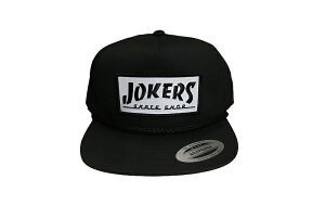 JOKER'S SKATE SHOP �W���[�J�[�Y�X�P�[�g�V���b�v HOMETOWN PATCH �z�[���^�E�����S �p�b�` SNAPBACK �X�i�b�v�o�b�N �L���b�v BLACK �� �u���b�N