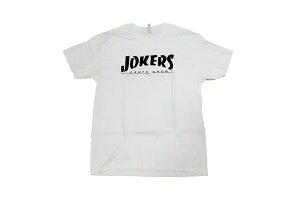 JOKER'S SKATE SHOP �W���[�J�[�Y�X�P�[�g�V���b�v HOMETOWN LOGO �z�[���^�E�����S T�V���c WHITE/BLACK ��x���@�z���C�g/�u���b�N