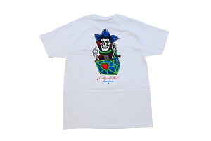 POWELL PERALTA �p�E�G�� �y�����^ CHRISTOPHER HIETT SKULL �N���X�g�t�@�[ �q�G�b�g T�V���c WHITE �� �z���C�g