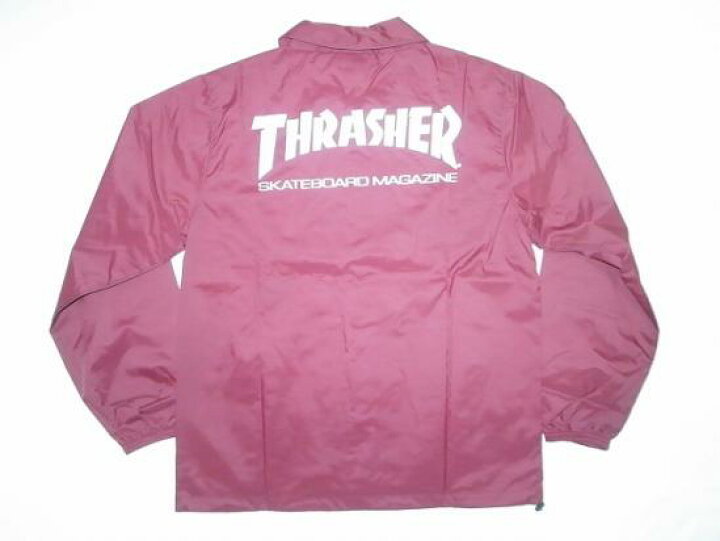 楽天市場】THRASHER スラッシャー MAG マガジンロゴ コーチジャケット 