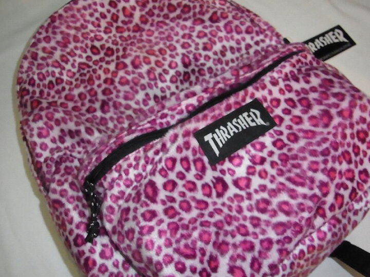 楽天市場】THRASHER スラッシャー ベロアファー素材 定番型BACKPACK 