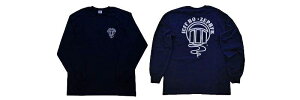 JEFF HO �E ZEPHYR �W�F�t�E�z�[/�[�t�@�[ �����A�C�R�� LONG SLEEVE �����O�X���[�u ����T NAVY ��x�� �l�C�r�[