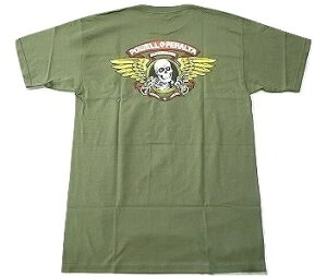 POWELL PERALTA �p�E�G�� WINGED RIPPER �E�C���O���b�p�[ T�V���c MILITARY GREEN �~���^���[�O���[��
