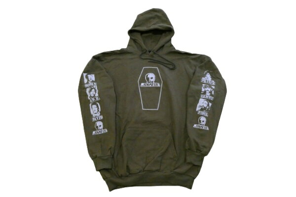 SKULL SKATES スカルスケーツ 2000’s DEAD GUYS デッドガイ フードスウェット パーカー MILITARY GREEN ミリタリーグリーン