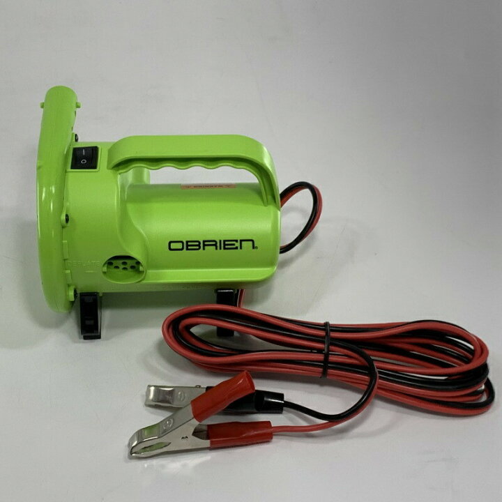 楽天市場】OBRIEN オブライエン 電動エアーポンプ DC12V ハイパワー 