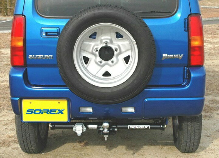 楽天市場】スズキ ジムニー JB23W ステンレス ヒッチメンバー SOREX 