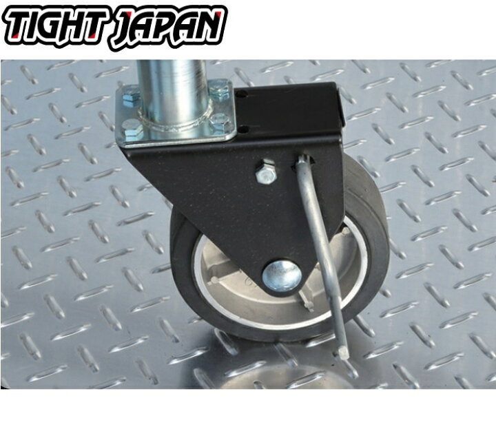 楽天市場】TIGHTJAPAN ストッパートレーラージャッキ タイヤ＆ベース 