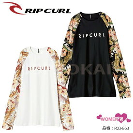 RIPCURL LEILANIRASH L レディース ラッシュガード 速乾 水上バイク ジェットスキー　サーフィン　SUP マリンスポーツ