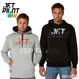 ジェットパイロット JETPILOT SALE パーカー メンズ ORBITAL PULLOVER HOODIE 長袖 黒/グレー M-XL W22703
