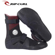 RIPCURL FBOMB 3mm 秋冬用 サーフブーツ 防寒 ベルトタイプ マリンスポーツ 黒 23-29cm WBO1HF