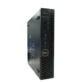送料無料 2018年モデル DELL OPTIPLEX 3070 Micro 単体 超小型デスク Windows11 64bit 第9世代 Core i3 メモリー8GB 高速SSD128GB M.2-SATA +HDD500GB 中古デスクトップパソコン 中古 パソコン【30日保証】1232904
