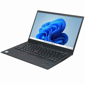 送料無料 2017年モデル lenovo ThinkPad X1 Carbon Gen6 Windows11 64bit WEBカメラ HDMI 第8世代 Core i7 メモリー16GB 高速SSD256GB 無線LAN A4サイズ 14インチ フルHD液晶 中古ノートパソコン 中古 パソコン【30日保証】1751687