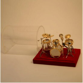 ミニチュア楽器　ドラムセット 1/14サイズ