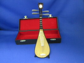 ミニチュア楽器　中国琵琶　20cm