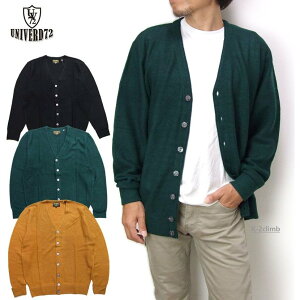 UNIVERD72 �J�[�f�B�K�� 3�V�[�Y�����p�ł��锖��̃J�[�f�B�K�� BRUSHED LINING CARDIGAN �\�N�� �V���v���R�[�f�̎d�グ�ɂ������� ���j�o�[�h72�@22042