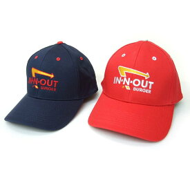 インポート CAP US アメリカ西海岸のバーガー店ロゴ IN-N-OUT BURGER キャップ　INNT202