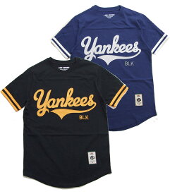 インポートtシャツ 夏の半t SD SPORT 半袖Tシャツ ヤンキース ストレッチTシャツ sm2322　NY BLK Yankees Jersey Tee 野球チームt