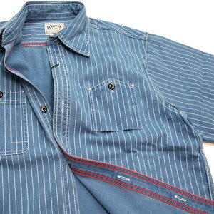 HOUSTON �V���c �E�H�o�b�V�� ���[�N�V���c �����V���c 41350 �C���f�B�S�E�H�o�b�V���c�C���@WABASH S/S WORK SHIRT�q���[�X�g��