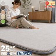［選べる！4サイズ5カラー］ ラグ 高反発 極厚25mm 200×300cm 200×250cm 200×200cm 140×200cm ラグ …