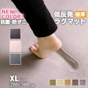 10周年記念SALE！【ジャンル大賞！】 ラグ 低反発 極厚25mm 200×300cm ラグ 厚手 滑り止め ラグマット カーペット 4畳 ホットカーペット対応 リビング 春 夏 フリーリー