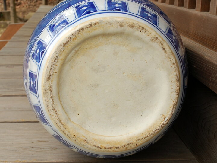 楽天市場】中国 清時代 染付 瓢箪形 大花瓶62cm 中国陶磁器 陶器 磁器  