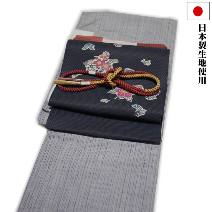 楽天市場】着物セット 正絹 紬小紋と正絹帯4点セット（袷：フリー  